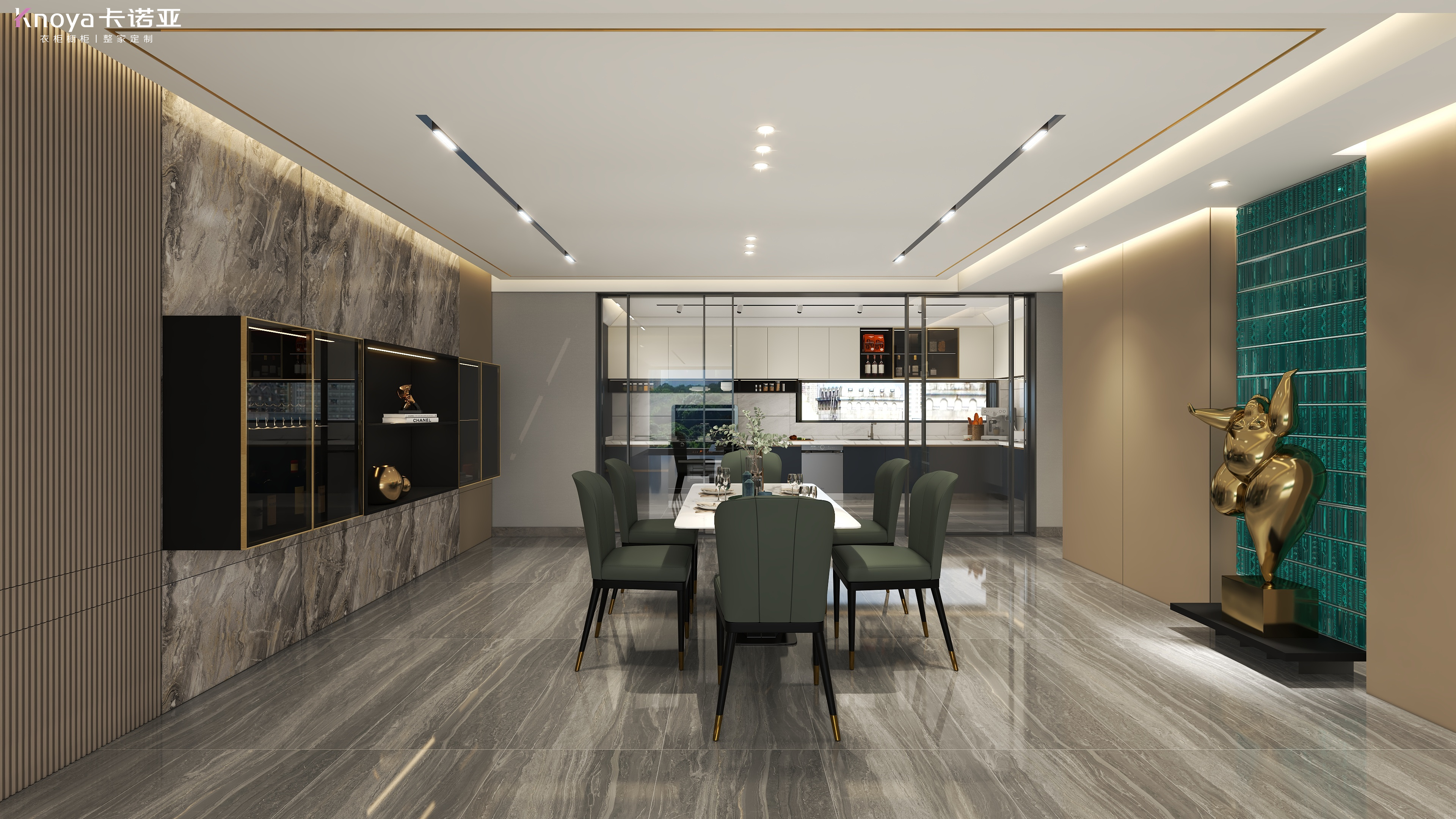 236㎡三房，主臥超大不說，還有一間絕美影音室?